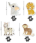 Kinderpuzzel 'Mijn eerste savanne', 16 stukjes