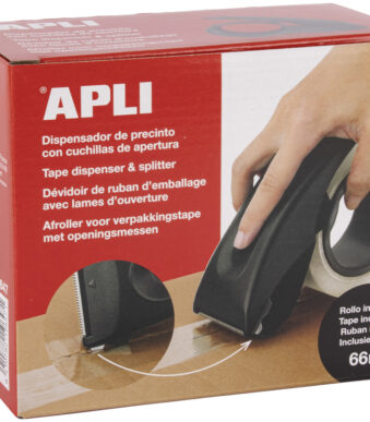 APLI - Handafroller - Voorgevuld - Kleur: Zwart