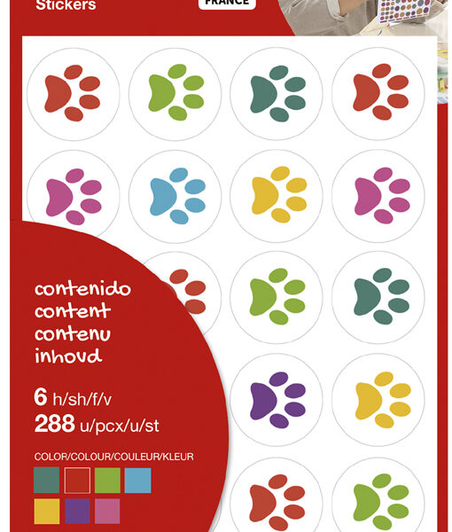 APLI kids stickers 'Kattensporen', kleinverpakking