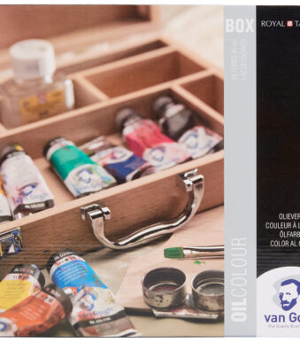 ROYAL TALENS Van Gogh set olieverf in houten koffer Basic