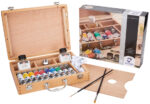 ROYAL TALENS Van Gogh set olieverf in houten koffer Basic