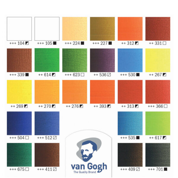 ROYAL TALENS Van Gogh set olieverf in houten koffer Expert