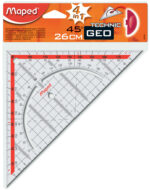 Maped geodriehoek Technic, hypothenusa: 260 mm