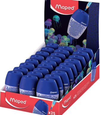 Maped puntenslijper DEEPSEA PARADISE, van kunststof, 25 stuks in display