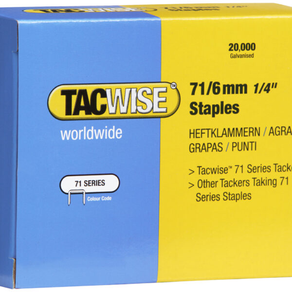 TACWISE nieten 71/6 mm verzinkt, 20.000 stuks