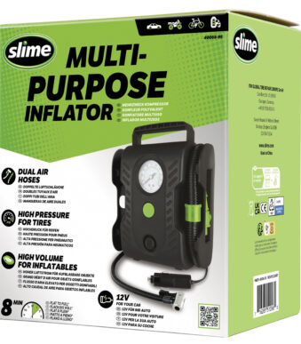 Slime Multi-Purpose bandencompressor, met manometer