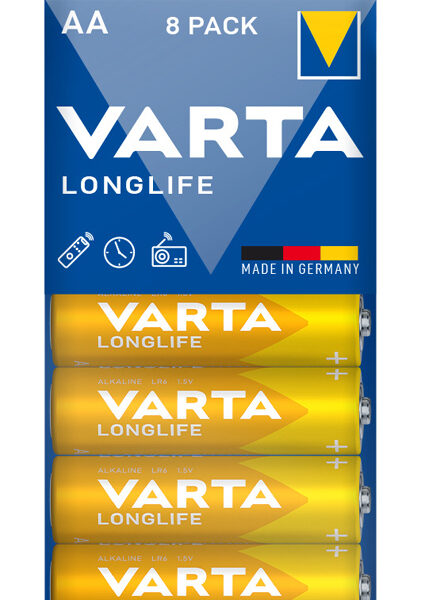 VARTA alkaline batterij ´Longlife´, Mignon (AA)