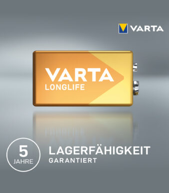 VARTA alkaline batterij Longlife, E-blok (6LR61)