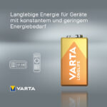 VARTA alkaline batterij Longlife, E-blok (6LR61)