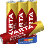 VARTA alkaline batterij Longlife Max Power, Micro (AAA/LR03)