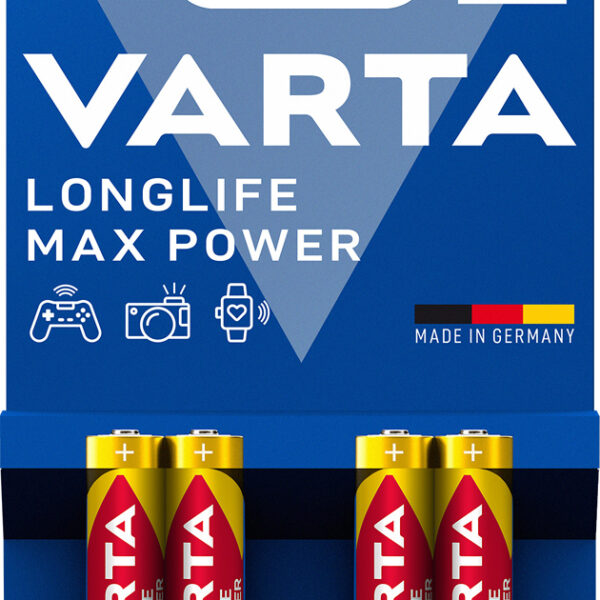 VARTA alkaline batterij Longlife Max Power, Micro (AAA/LR03)
