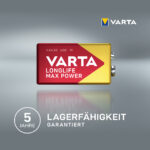 VARTA alkaline batterij ´Longlife Max Power´, E-blok (9V)