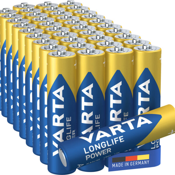 VARTA Alkaline batterij Longlife Power doos, Micro AAA