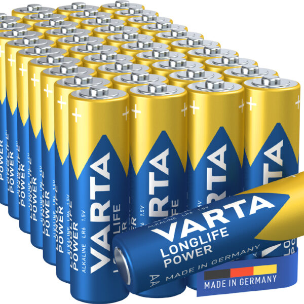 VARTA Alkaline batterij Longlife Power doos, Mignon AA
