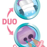 Maped vlakgum-puntenslijper combi Connect Duo PASTEL, 20 stuks in display