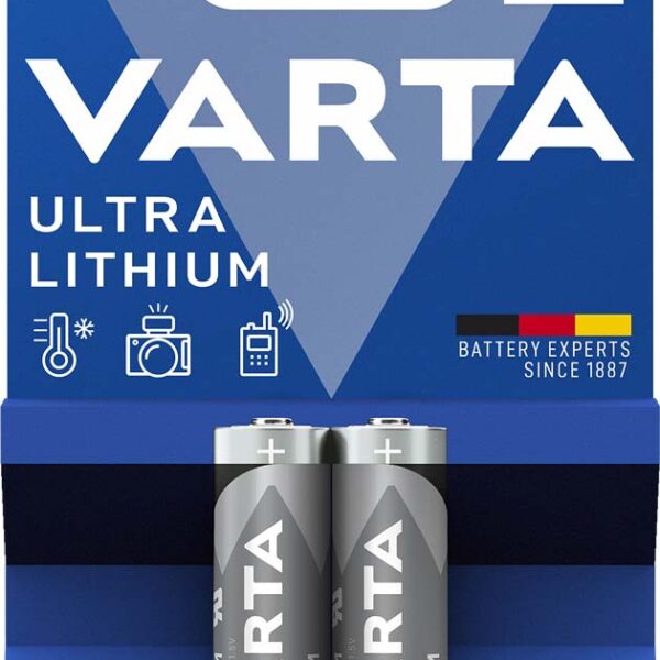 VARTA Lithium batterij Ultra Lithium, Mignon (AA), 2 stuks