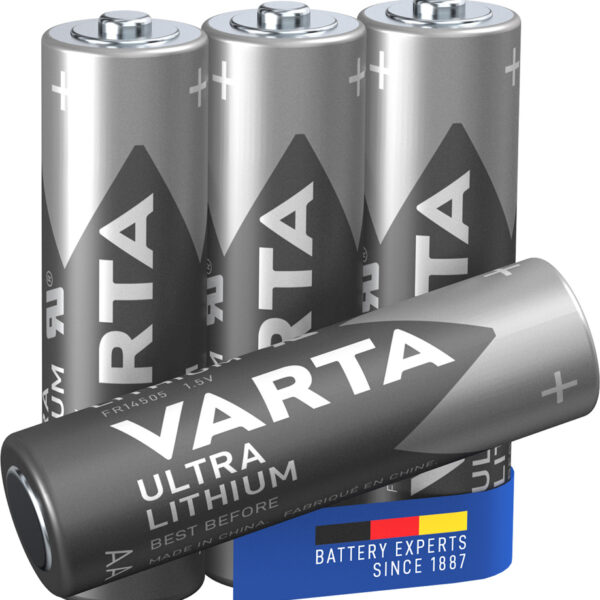 VARTA Lithium batterij Ultra Lithium, Mignon (AA), 4 stuks