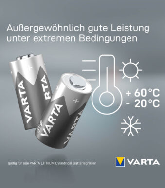 VARTA fotobatterij ´LITHIUM´, 2CR5, 6,0 Volt