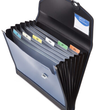 RAPESCO vakkenmap Designer, DIN A4+, 7 vakken, blauw