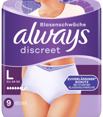 Altijd discreet incontinentiebroekjes Plus, maat L