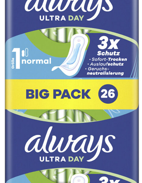 always ultra damesverband Normal, BigPack, grootte 1
