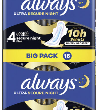 always ultra damesverband Secure Night met vleugels, BigPack