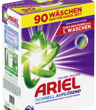 ARIEL waspoeder Color+, 4,95 kg - 90 wasbeurten