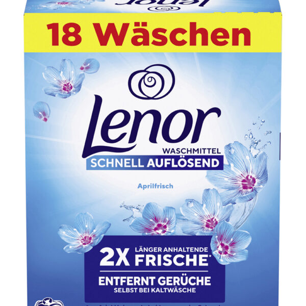 Lenor waspoeder Aprilfris, 0,99 kg - 18 wasbeurten