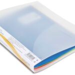 RAPESCO ringband, DIN A4, 2-rings mechaniek, 15 mm, transparant