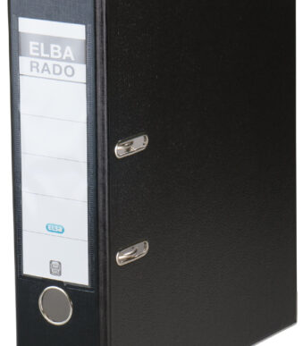ELBA - Ordner - Rug 80 mm - Kleur: Zwart