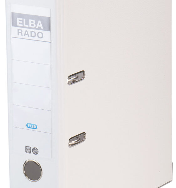 ELBA ordner - Rug 80 mm - Kleur: Wit