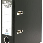ELBA Ordner rado plast - DIN A5 staand, rugbreedte: 75 mm, zwart