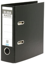 ELBA Ordner rado plast - DIN A5 staand, rugbreedte: 75 mm, zwart