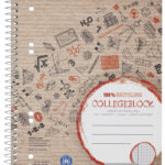 Landré geruit gerecycleerd schrijfblok A5+, 80 vellen