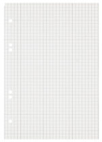 Landré geruit gerecycleerd schrijfblok A5+, 80 vellen