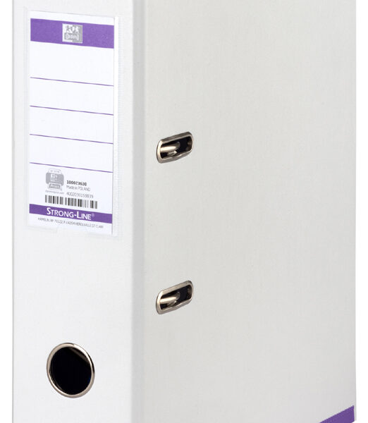 ELBA ordner myColour, rugbreedte: 80 mm, wit/violet