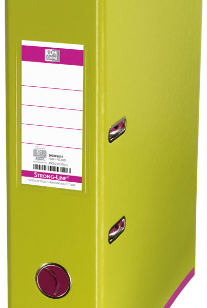 Oxford ordner myColour, rugbreedte: 80 mm, groen/paars