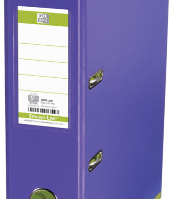 Oxford ordner myColour, rugbreedte: 80 mm, violet/lichtgroen