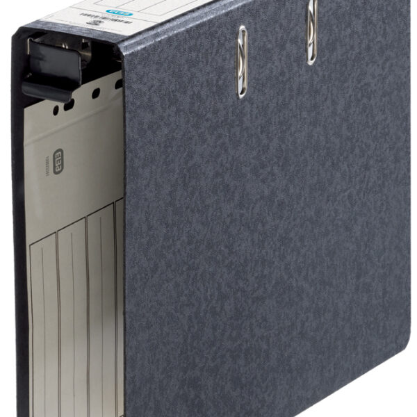 Elba Hangordner 2-Rings Rado 75mm zwart gewolkt