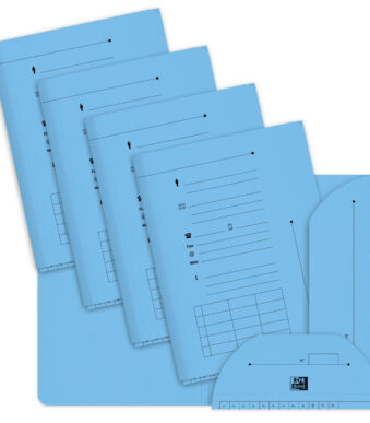 Oxford dossiermap HV, PASTEL blauw, 240 g/m2