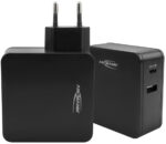 ANSMANN - USB-stopcontactadapter - Home Charger 247PD - Zwart