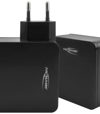 ANSMANN - USB-stopcontactadapter - Thuislader 265PD - Kleur: Zwart