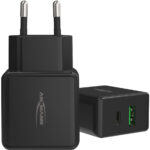 ANSMANN - USB-thuislader voor stopcontact - 2 USB-poorten - HC218PD