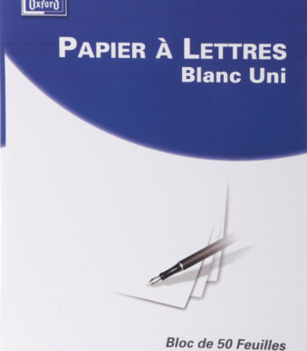 Oxford brievenblock, DIN A5, blanco, wit