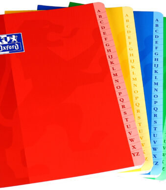 Oxford registerboek - gebrocheerd, DIN A4, geruit