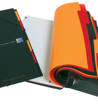 Oxford international collegeblok ´Organiserbook´, geruit, A4+
