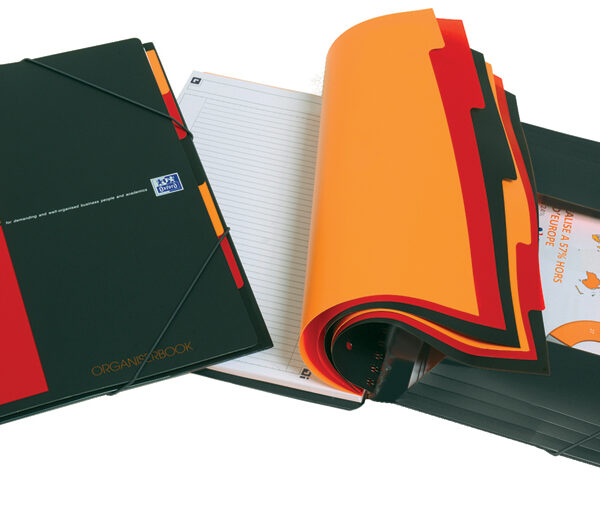 Oxford international collegeblok ´Organiserbook´, geruit, A4+