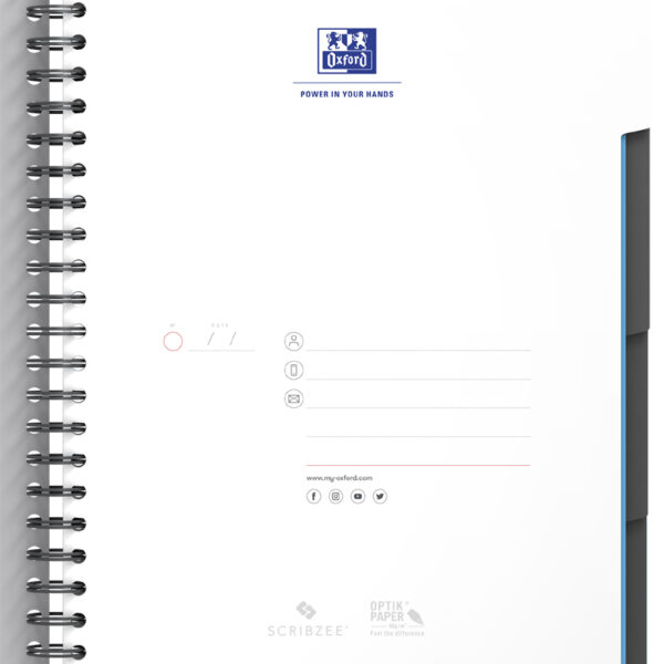 Oxford Office Geruit Schrijfblok Europees Formaat A4+