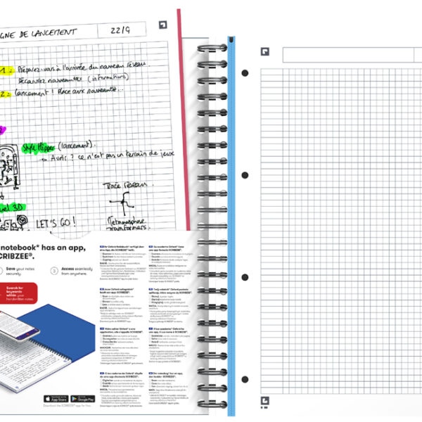 Oxford Office Geruit Schrijfblok Europees Formaat A4+