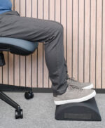 Fellowes voetensteun Breyta, met wipfunctie, zwart